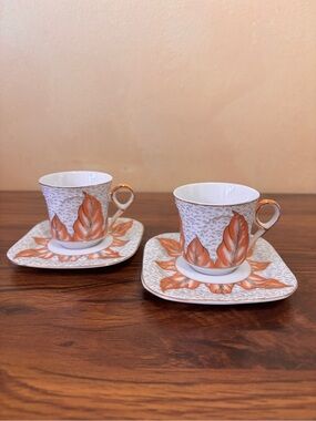 Vintage Yamasen Gold Collection Espresso Demitasse Cup/Saucer Set